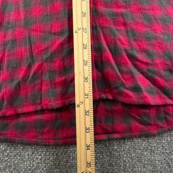 NWT Torrid Lizzie Brushed Rayon Acrylic Tunic Flannel Plaid Periscope Size 2 - Picture 5 of 16